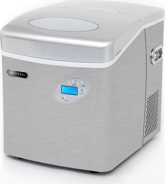 Portable Ice Maker ,49lb Capacity Stainless Steel with Water Connection