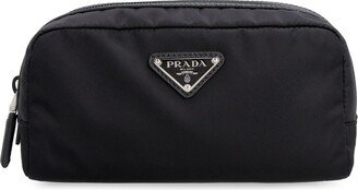 Logo Patch Toiletry Bag