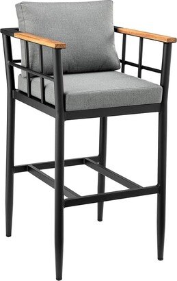 Wiglaf Outdoor Patio Bar Stool