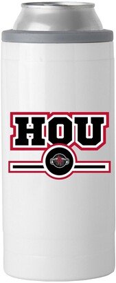 Houston Rockets 12 oz Letterman Slim Can Cooler - White, Silver