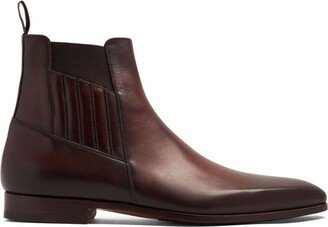 leather Chelsea boots-DN