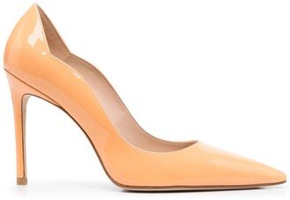 105mm Patent-Leather Heeled Pumps