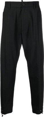 Toggle-Ankle Tapered Trousers