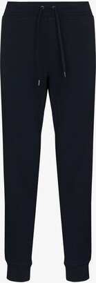 Blue Logo Tapered Track Pants