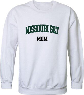 W Republic Missouri University of Science and Technology Miners Mom Crewneck Sweatshirt White Small