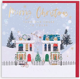 Selfridges Edit Merry Christmas Christmas Card 16.5cm x 16.5cm