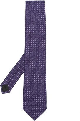 Patterned Silk Tie-AA