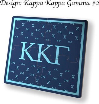 Kappa Gamma Beverage Jigsaw Puzzle Coasters Square | Set Of 4