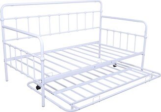 Metal Frame Daybed with trundle