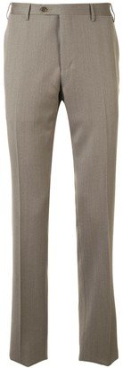 Slim-Fit Tailored Trousers-AY