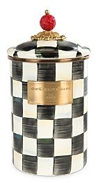 MacKenzie-Childs Courtly Check Large Enamel Canister