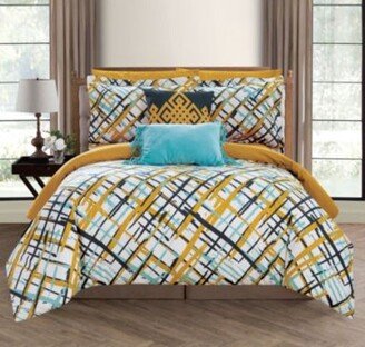 Abstract 9 Pc. Bed In A Bag Comforter Set Collection