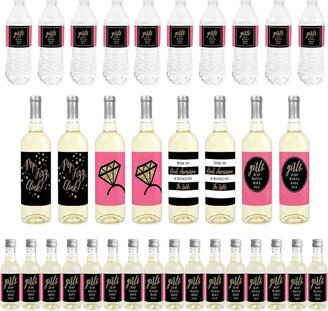 Big Dot Of Happiness Girls Night Out - Bachelorette Party Decorations - Beverage Bar Kit - 34 Pieces