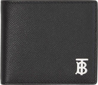 TB grained leather bi-fold wallet