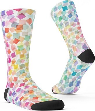 Socks: Confetti Party - Multi Custom Socks, Multicolor