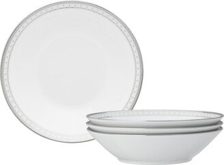 Rochester Platinum Set of 4 Soup Bowls, Service For 4