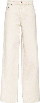 Mid-Rise Wide-Leg Jeans-AX