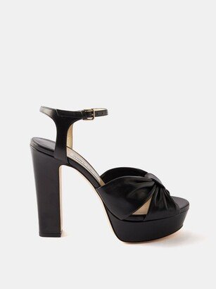 Heloise 120 Leather Platform Sandals