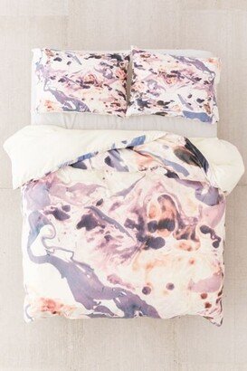 Amy Sia For Deny Marbled Terrain Duvet Cover