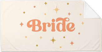 Towels: Sparkle Bride Towel, Multicolor