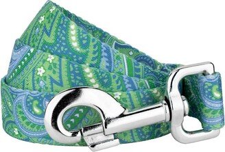 Country Brook Petz® 3/4 Inch Green Paisley Dog Leash - 6 Foot