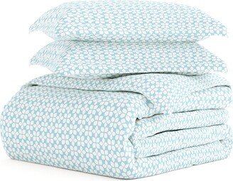 HOMESPUN HOME SPUN Premium Ultra Soft Starlight Pattern 3-Piece Duvet Cover Set