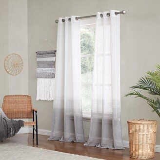 Linea Set of 2 Ombré Sheer Panel Curtains