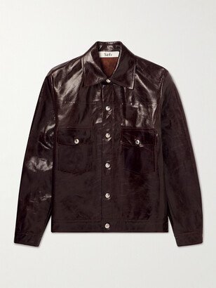 Lorenzo Textured-Leather Jacket