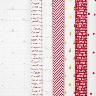 Sugar Paper + Target 150 sq ft Striped/Polka Dot Gift Wrap 6pk - Sugar Paper™ + Target