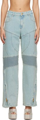 Blue Biker Jeans