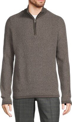 Honeycomb Quarter Zip Pullover