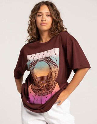 Sunrise Tropic Womens Boyfriend Tee