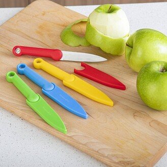 Prepworks Set of 4 Food Safety Paring Knives