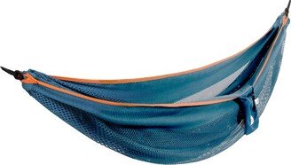 Vivere Ltd. Vivere Polyester Mesh Double Hammock in Blue and Orange