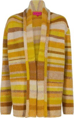 Striped Italy cashmere cardigan