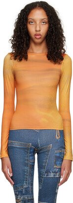 BINYA SSENSE Exclusive Orange Fedra Long Sleeve T-Shirt