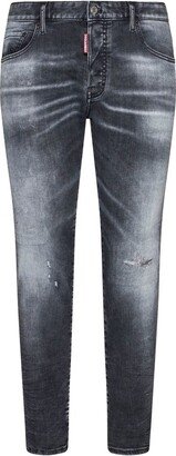 Distressed Skinny Jeans-AG