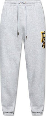 X Staple Logo Patch Drawstring Sweatpants