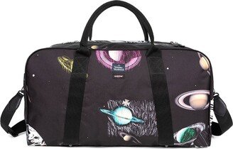 EASTPAK x VIVIENNE WESTWOOD Vw Tote Bag Planet's Print Duffel Bags Black