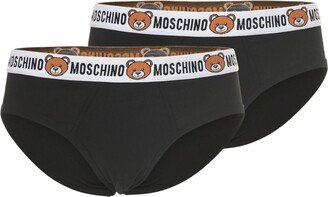 Pack of 2 Teddy cotton stretch briefs