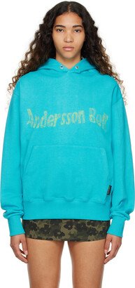 Blue Embroidered Hoodie-AA