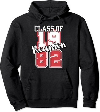 Graduation Class Of Apparel Reunion Gifts Reunion 1982 Class Of 1982 Reunion 82 Graduation 1982 Pullover Hoodie