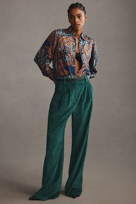 Corduroy Wide-Leg Pants