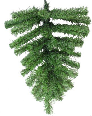 Northlight 22 Colorado Spruce Artificial Christmas Teardrop Swag - Unlit