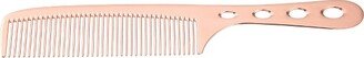 Unique Bargains Hair Comb All Purpose Detangling Dressing Comb Stainless Steel 1Pcs Rose Gold Tone