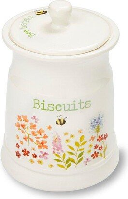 Cooksmart Bee Happy Ceramic Biscuit Canister