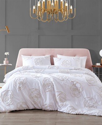 Rambling Rose 3-Pc. Duvet Cover Set, Twin