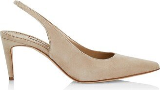 Paledarc 70MM Suede Slingback Pumps-AA