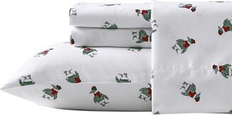 Penguin Toss Poly Flannel Sheet Set