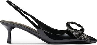 Patent Leather Slingback Pumps-AB